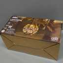 JOIEDOMI 2 Pack Outdoor Solar Hanging Lantern Lights, Waterproof Tabletop with Handle, LED Moroccan Lanterns, Metal Decorative Garden Solar Lights Christmas for Patio, Lawn, Porch, Backyard