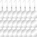 Chephon Upgraded Bird Scare Discs Set - Large 24 Discs - Highly Reflective Double-Sided Bird Reflectors Scare Devices - Better to Keep Most Birds Away Like Woodpecker and Pigeon