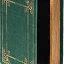 Decorative Vintage Book Shaped Trinket Storage Box- Green