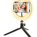 Vivitar 8" LED Ring Light + Tripod + Phone Clamp Vlog Stream Essentials VIVRL8