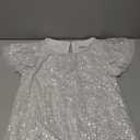Women's Sparkly Sequin Tops Short Sleeve, Medium