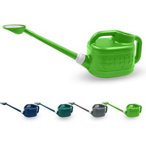 1 Gallon Watering Can, Garden Watering Can Outdoor, Plant Water Can with Removable Long Spout and Stainless Steel Sprinkler Head, Plastic Indoor Watering Cans for Gardening Flower Plants