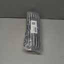 Astylish Women's 2025 Oversized Long Sleeve Shirts Button Up Striped Collared Front Pocket Top (Medium, Black)