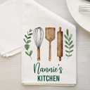DiandDesignGift Nannie's Soft and Absorbent Tea Towel - Decor for Kitchen and House - Birthday Gift