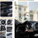 2 x Car Cymbal, Mini Drum Crash Cymbal For Car Vent,Car Cymbal Air Vent,Car Symbol Drum Air Vent (Silvery)