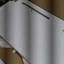 Medical Overbed Adjustable Bedside Table with Hidden Casters, Pneumatic Mobile Rolling Laptop Standing Desk with Tray for Home and Hospital Use, White