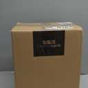 Creative Scents Dublin Silver Small Bathroom Trash Can with Lid 1.26 Gal / 4.8L - Brushed Silver Oval Garbage Can - Decorative Waste Basket for Bathroom Decor - Durable Wastebasket for Paper/Diaper