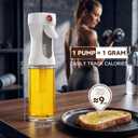 Olive Oil Sprayer for Cooking,Glass Oil Sprayer Mister Spray Bottle, 1g Per Press Oil Spritzer, Olive Oil Spray Bottle Dispenser for Air Fryer, Salad, Grilling, Kitchen Gadgets Essentials Tools