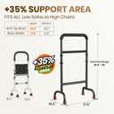 Stand Assist for Chair & Couch - Height Adjustable Mobility Aid for Seniors, Lightweight Aluminum Frame with 450lb Capacity