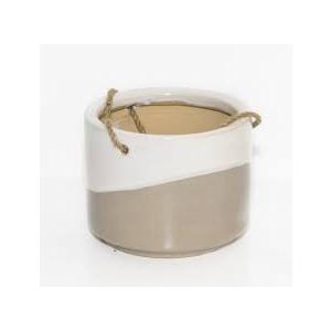 Hanging Planter, Pots, Ceramic, ,Rope Hanger, Indoor outdoor