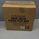 ProSource Foam Puzzle Floor Play Mat for Kids and Babies with Solid Colors, 36 or 16 Interlocking Tiles with Borders, Assorted