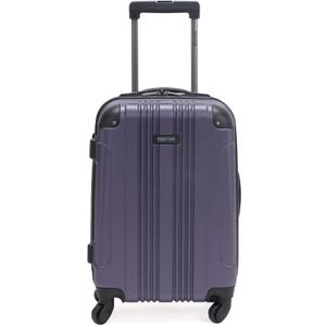 Kenneth Cole REACTION Out of Bounds Lightweight Hardshell 4-Wheel Spinner Luggage, Smokey Purple, 20-Inch Carry On