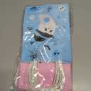 Konsait 16 Pack Halloween Boo Bags, Pink and Blue Ghost Gift Bags with Handle, Cute Halloween Bag for Trick-or-Treat, Parties, Birthday