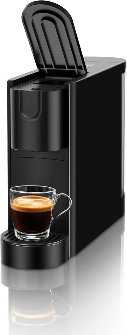 CHULUX RectoCaf Espresso Machine for Nespresso Original Capsule Pod, 20 Bar Professional Italian Pump Coffee Machine, Extra Mini Espresso Maker for Home & Office, Black