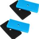 Pond Replacement Filter Pads, Sponge Filters Replacement for Fish Ponds Compatible with 52231 and 52229 Filter Box,Coarse and Fine Filter Pads Set 2 Sets