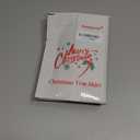 Sattiyrch Knit Christmas Tree Skirt, 18 inches Luxury Cable Knitted Thick Rustic Xmas Small Tree Skirt, Burgundy (18in, Burgundy)