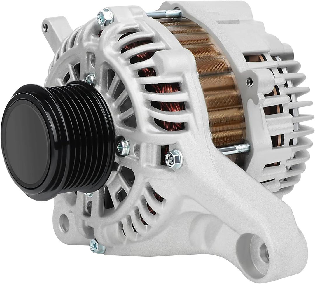 SCITOO Alternator 14489N Fits for Honda for Accord 2013, for Honda for Accord 2014, for Honda for Accord 2015, 2.4L Automatic CVT Transmission 12V 110A CW 7-Groove 311005A2A02 A005TL0581 A5TL0581ZC