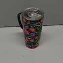 Swig Life Stainless Steel 22oz Travel Mug, Insulated Tumbler with Handle and Lid, Cup Holder Friendly, Dishwasher Safe, Caliente