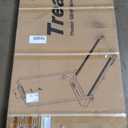 HiFast Walking Pad Treadmill, 3 in 1 Foldable Under Desk Treadmills for Home Office, Small Walking Pad with Incline Handle Bar, 300lbs Capacity 2.5HP Portable Running Machine with APP Remote Control (Orange)