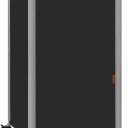 STORAGE MANIAC Rolling Laundry Hamper with Lid, 23.7 Gal (90 L) Large Tall Laundry Basket with Wheels & Handles, Aesthetic Dirty Clothes Hamper for Small Space, Dorm, Apartment, College, Black