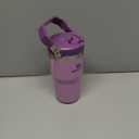 Stanley IceFlow 2.0 Flip Straw Tumbler with Handle 20 oz | Twist On Lid and Flip Up Straw | Leak Resistant Water Bottle | Insulated Stainless Steel | BPA-Free | Lilac