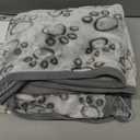 Stuffed Premium Soft Dog Blanket Washable, 40"x32" Cat Blanket for Indoor Cats Large Medium Small Dog Puppy Essentials (Grey)