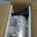 4 Inch Dryer Vent Cover Outside,4" Dryer Vent Cover Outdoor,Dryer Wall Vent Exhaust Vent Cover,Hooded Wall Vent with Screen & Damper,Exterior Dryer Vent Hood Cap for Duct,Exhaust Fan,Galvanized Steel