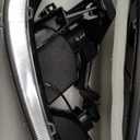 LED DRL Headlights Assembly Compatible with 1999-2007 GMC Sierra / 2000-2006 Yukon XL 1500 2500 Excluding Denali Vehicles Clear Reflector Chrome Housing