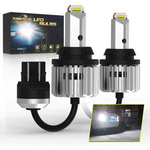 7443 LED Bulbs for Back Up Reverse Lights, CANBUS Error Free, 4000Lumens, CSP 6-SMD Upgraded 6500K High Brightness 7440 7441 7444 Bulbs Pack of 2