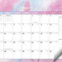 2 x 2026 Calendar -, Magnetic Calendar for Refrigerator Fridge Calendars Runs from January 2026 to June 2027, Colorful Monthly Organizer for Home & Office, 15"x12" (White)