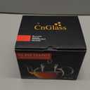 CNGLASS Glass Teapot Stovetop Safe,Clear Teapot with Removable Infuser 20.3 oz,Loose Leaf and Blooming Tea Maker