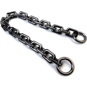 VersaKits Heavy Chunky Link Chain Strap Purse Handbag Top Handle Shoulder Straps Accessories Decoration Chain Strap Extender Charms Replacement(14.9'' Metalllic Black)