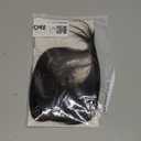 Clip in Bangs Real Human Hair, Human Hair Clip in Bangs, Middle Part HairPieces, No Tangle & Smooth, 11g #02 Dark Brown (5x12 Side Bangs)