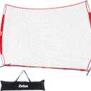 12x9ft / 16x10ft Barricade Backstop Net, Ball Sports Barrier, Practice Net for Baseball, Softball, Lacrosse, Soccer, Basketball and More