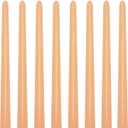 8 Pack 10 Inch Light-Orange Smooth Taper Candle Set, 7/8 Inch Unscented Driples Candlesticks for Home Decoration, 6-7 Hours Burn