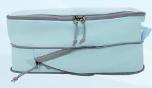 Large Compression Packing Cubes for Travel, Compression Bags Travel Cubes for Packing Suitcase Luggage Organizer, Blue