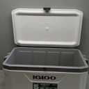 Igloo Coolers Marine Series, Insulated Portable Hard Side Cooler Ice Chest, Great for Fishing, Camping, Boating, & More (White) 70 Qt
