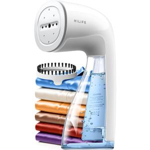 HiLIFE Upgraded Steamer for Clothes, Handheld & Portable, 1100W Powerful Steam, 300ml Big Capacity & No Leak Design, 30S Fast Heat-up, Quick Wrinkle Remover, Compact Size for Travel, ONLY 120V