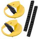 Mouse Trap Bucket Lid (2-Pack) - Humane Flip and Slide Bucket Lid Mouse/Mice/Rat Trap, Auto Reset, Multi Catch Mice Trap Compatible with 5 Gallon Bucket for Indoor/Outdoor/Chicken Coop