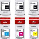 PFI-030 Ink Cartridge 55ml Replacement for Canon PFI-030 Pigment Ink Tank Work for imagePROGRAF TA-20 TA-30 TM-240 TM-340 Printers（6-Pack, 2MBK/BK/C/M/Y）