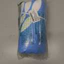 SheeChung 12x42 Inch Ironing Board Cover and Pad -100% Cotton and Heavy-Duty,Snug Fit Over-The-Door & Built in Wall Ironing Board Cover Replacement Pad Cover (Blue+leaf)