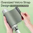 QWB TUMAAOTU Lightweight Compact Inverted Umbrella Windproof Auto Open Close  5-Second Quick Fold Design for Women & Men, 8 Ribs Strong Travel Umbrellas for Rain & Sun, Fits Backpack & Car (46 IN, Mist Green)