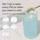 Moon Juice - Magnesi-Om, Blue Lemon - Sticks (18 Servings) - Support Brain Health, Rest - Magnesium Powder - L-Theanine - Regularity - Compostable - 100% Traceable - Vegan, Non GMO - 0.14oz