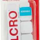 VELCRO Brand "VELCRO Brand - Removable Mounting Squares, Damage-Free Decorating, 3/4"", Pack of 8" (95190)