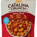 6 x Catalina Crunch Protein Snack Mix with Cheese Crisps - 10g Protein, 1g Sugar per Serving - Good Source of Fiber, Keto, Gluten Free - Spicy Kick, 5.25 Ounce Bag (Pack of 1) (EXP 03/26/27)