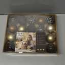 DecorbyHannah Black Gold Christmas Ornaments, 20ct 2.36 inch Leopard Cheetah Print Ornaments for Tree Decorations,Shatterproof Decorative Plastic Hanging Ball for Xmas Home Party Holiday Table Decor