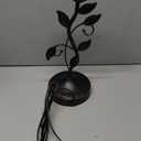 Touch Control Table Lamp with 2 USB Charging Ports, 3-Way Dimmable Bedside Nightstand Lamps, Amber Glass Shade Vintage Rural Leaf Lamp for Living Room, Bedroom, Dresser