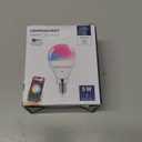 Lightinginside E12 Smart Light Bulbs 50W Equiv., G16.5 RGBCW Candelabra Chandelier Ceiling Fan Smart Bulb Works with Alexa/Google Home/SmartLife, 5W 550LM, 2.4G WiFi Bluetooth Bulb, ETL Listed, 2PCS