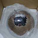 16-Inch Large Disco Ball  Big Hanging Mirror Ball Disco Ball Decor for Disco Party Decorations, Weddings, Events, Disco Christmas Decor, and Home Celebration