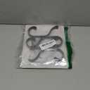 Coat Hooks Wall Mount for Hanging, Heavy Duty Backpack Hooks for Wall, Hold up to 30 lbs, Large Hanger Hooks for Towels, Purses, Clothes, Mudroom, Bathroom, Door, Black, 4 Pack